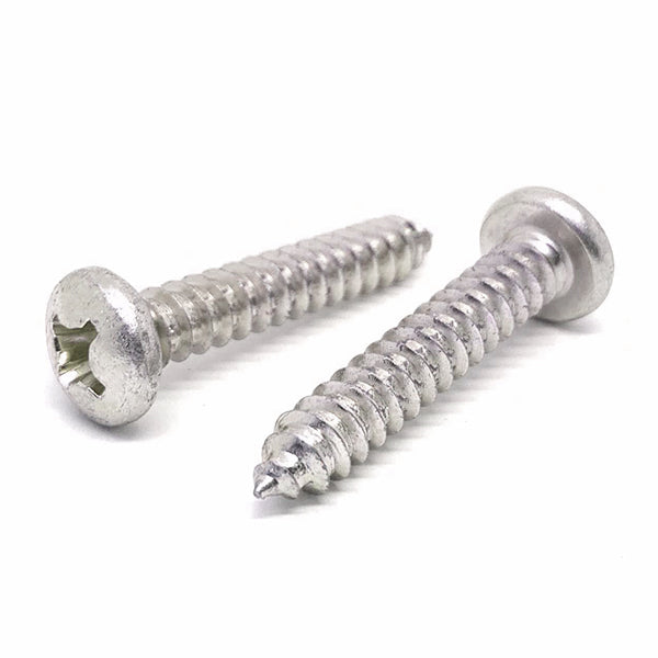 #6-18x1-1/2" 316 Stainless Steel Phillips Pan Head Type A Self Tapping Screws