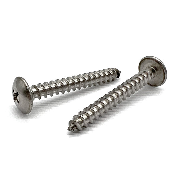 #6-18x1-1/4" 18-8 Stainless Steel Phillips Truss Head Type A Self Tapping Screws