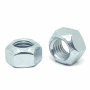 M8-1.25 Class 10 Hex Top Lock Nuts Coarse Thread Zinc