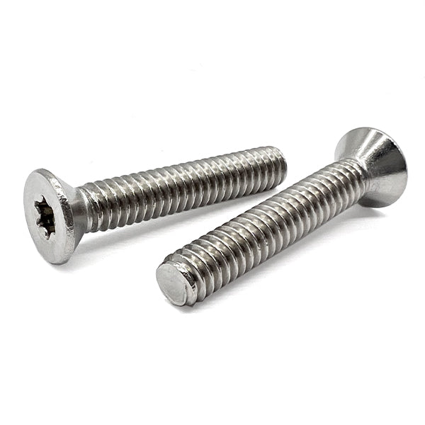 #10-32x1/2" 18-8 Stainless Steel Star Drive Flat Head Machine Screws
