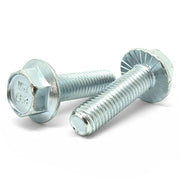 M6-1.0x40 Class 8.8 Hex Serrated Flange Bolts Zinc Clear