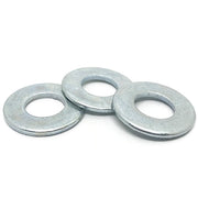 1/2" SAE Low Carbon Flat Washers Zinc