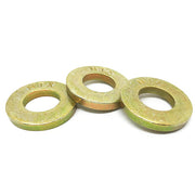 3/8" SAE Grade 8 Extra Thick Flat Washers Zinc Yellow