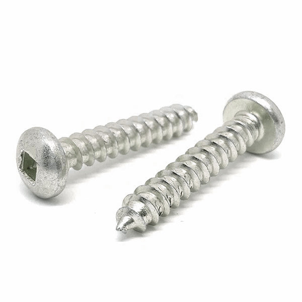#6x1" Stainless Steel Square Pan Head Type A Self Tapping Screws