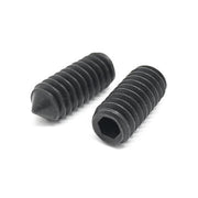 M5-0.8x20 Class 45H Cone Point Allen Socket Set Screws Black Oxide