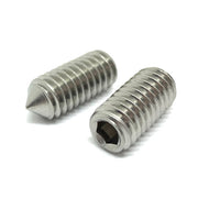 #10-32x1/2"  Stainless Steel Cone Point Allen Socket Set Screw