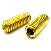 1/4"-20x3/4" Brass Cup Point Socket Set Screws