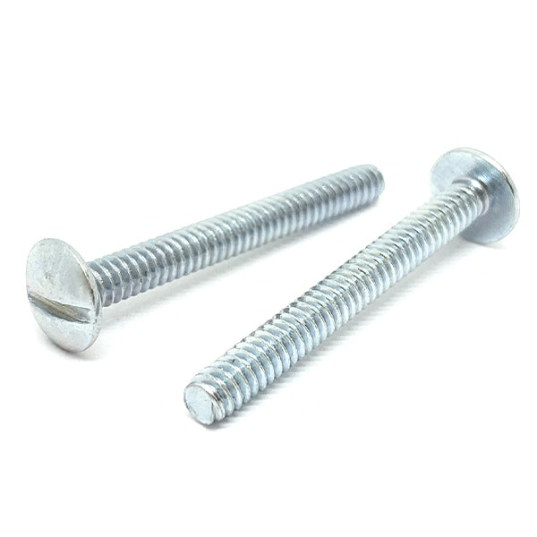 #10-32x1-1/2" Slotted Truss Head Machine Screws Zinc