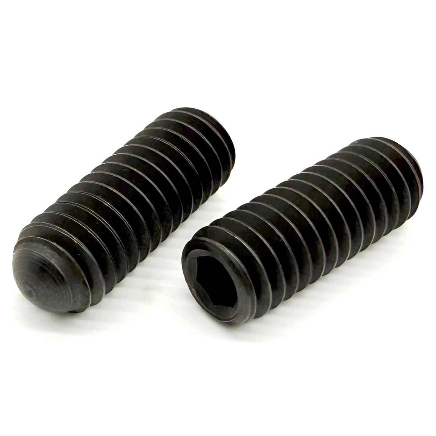 #4-40x3/4" Alloy Oval Point Allen Socket Set Screw Black Oxide