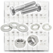 3/8"-16 Coarse 18-8 Stainless Steel Hex Cap Screws, Nuts, & Washers - 754 PCS
