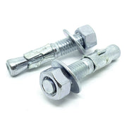 5/8-11x10" Wedge Anchor w/ Nut & Washer Zinc Clear Steel