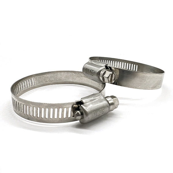 #56 Worm Gear Hose Clamp 304 Stainless w/ 5/16" Slotted Screw