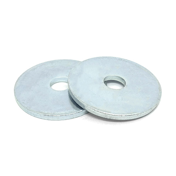 3/8"x1-1/2 Low Carbon 1/8" Extra Thick Fender Washers Zinc