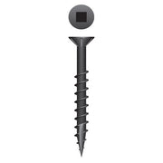 #8 Strong-Point Flat Head w/Nibs 8 x 1-1/2, SQ, Type '17', Black Oxide