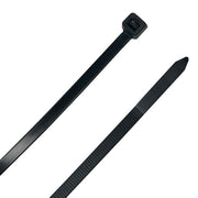 24.5" - 175LBS Nylon Cable Zip Ties UV Resistant Black