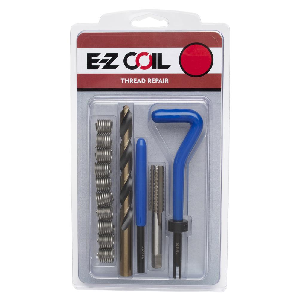 5/8"-18 Stainless Steel Threaded Coil Insert Standard Repair Kit with Inserts, Drill Bit, Tap, Install Tool, and Tang Remover