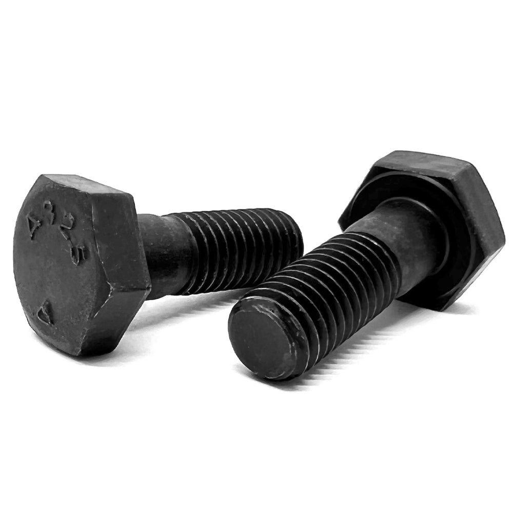 1-8x7-1/2" A325 Structural Hex Bolts Partial Thread Plain