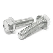 5/16-18x2" 18-8 Stainless Steel Serrated Hex Flange Bolts