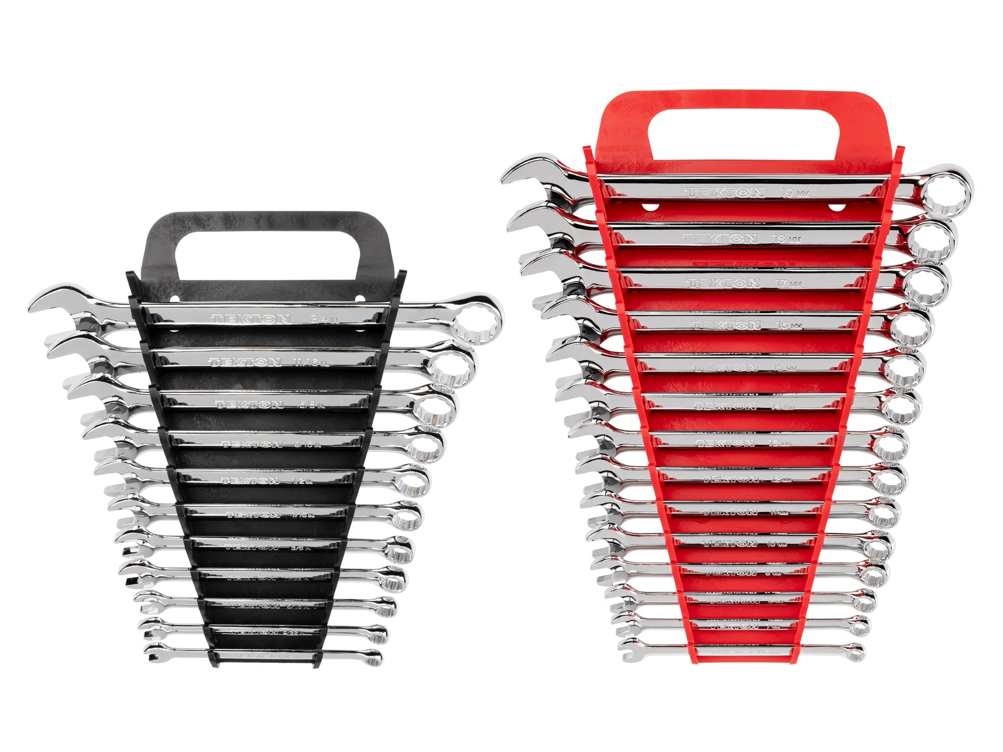 Combination Wrench Set with Holders, 25-Piece (1/4-3/4 in., 6-19 mm)