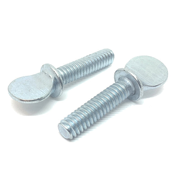 #8-32x1/2" Spade Shoulder Type Thumb Screws Zinc