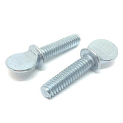 1/4-20x1" Spade Shoulder Type Thumb Screws Zinc